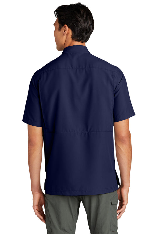 Port Authority Short Sleeve UV Daybreak Shirt W961 True Navy