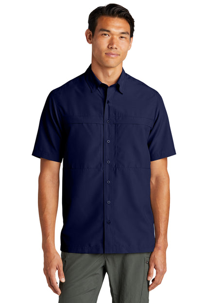 Port Authority Short Sleeve UV Daybreak Shirt W961 True Navy