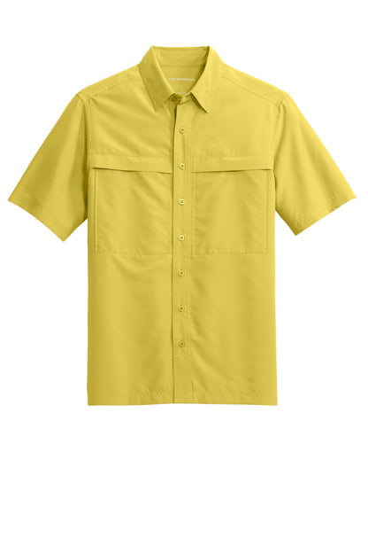 Port Authority Short Sleeve UV Daybreak Shirt W961 Yellow