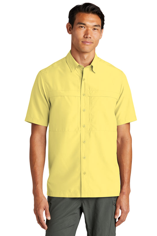 Port Authority Short Sleeve UV Daybreak Shirt W961 Yellow