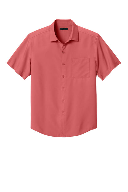 Port Authority Short Sleeve UV Dockside Shirt W963 Coral Reef