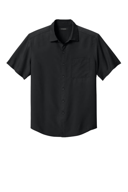 Port Authority Short Sleeve UV Dockside Shirt W963 Deep Black