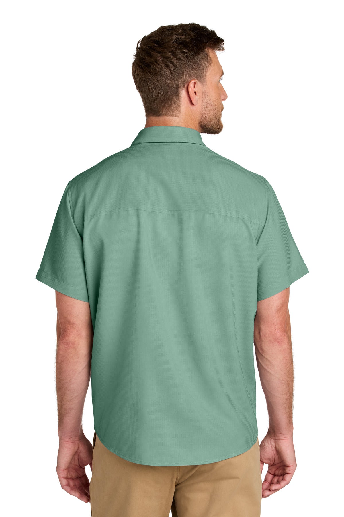 Port Authority Short Sleeve UV Dockside Shirt W963 Sage
