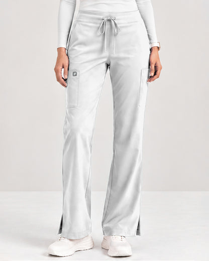 Foundry Women's 2005 Jasmine 5 Pocket Mini Flare Cargo Pant White