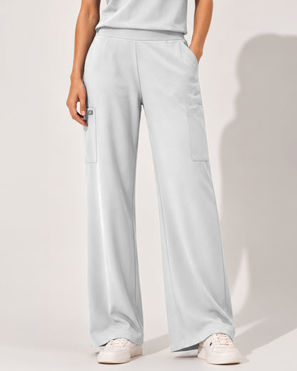 Foundry Women's 2205 Sierra 5 Pocket Wide Leg Pant White