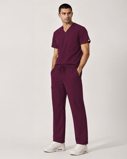 Foundry Men's 1505 Cobalt Men'S 1 Pocket V-Neck Top Wine