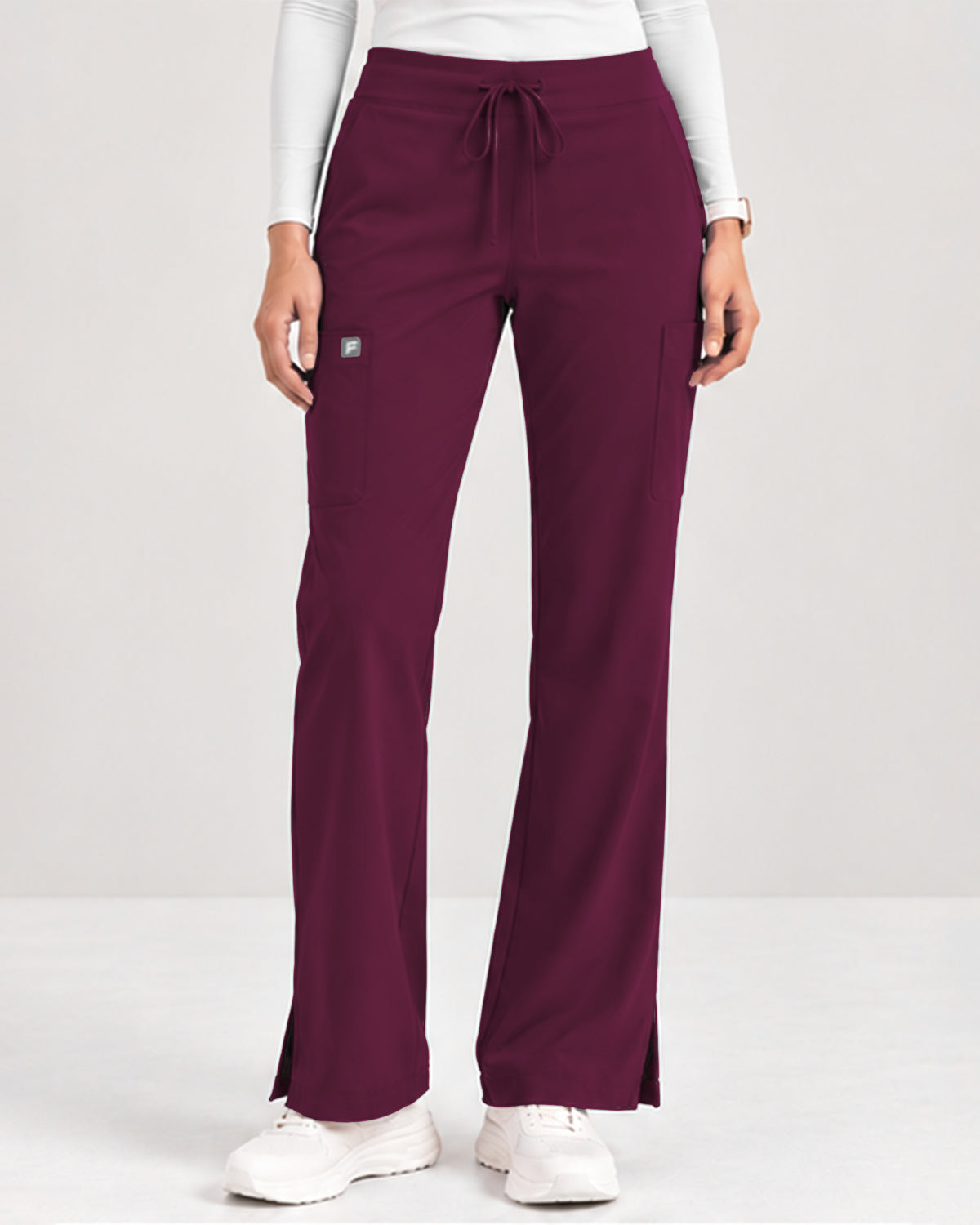 Foundry Women's 2005 Jasmine 5 Pocket Mini Flare Cargo Pant Wine