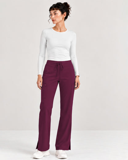 Foundry Women's 2005 Jasmine 5 Pocket Mini Flare Cargo Pant Wine