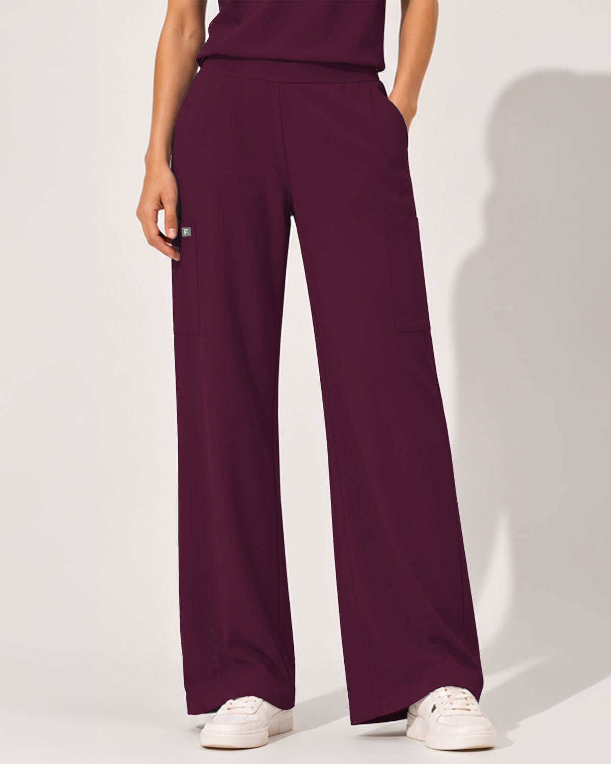 Foundry Women's 2205 Sierra 5 Pocket Wide Leg Pant Wine