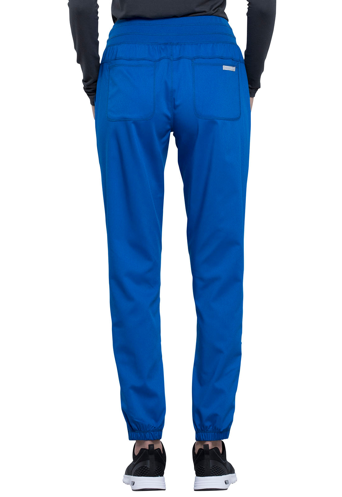 Revolution WW011 Natural Rise Jogger Royal Model Image Back | Cherokee Workwear