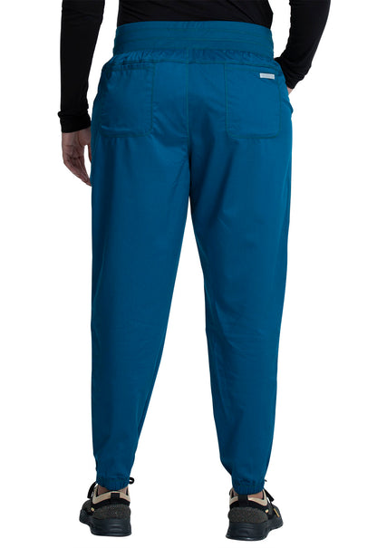 Workwear Revolution WW011 Women's Natural Rise Scrub Joggers Caribbean Blue