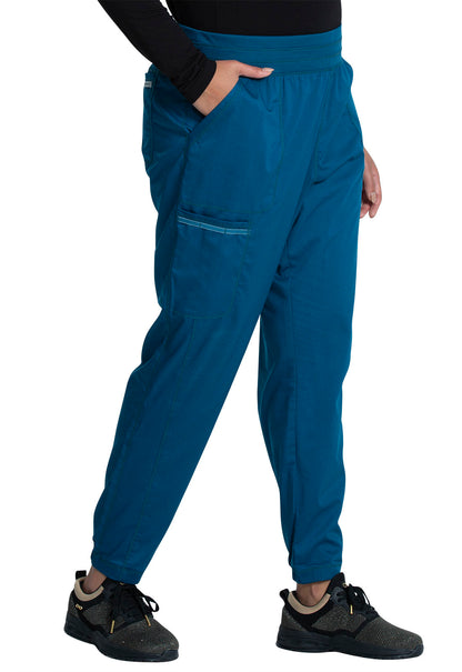 Workwear Revolution WW011 Women's Natural Rise Scrub Joggers Caribbean Blue