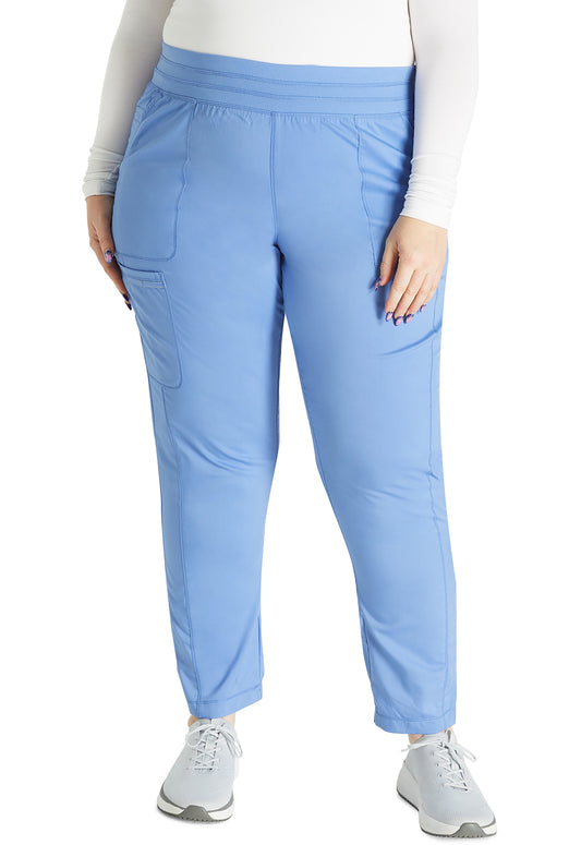 Workwear Revolution WW011 Women's Natural Rise Scrub Joggers Ciel Blue