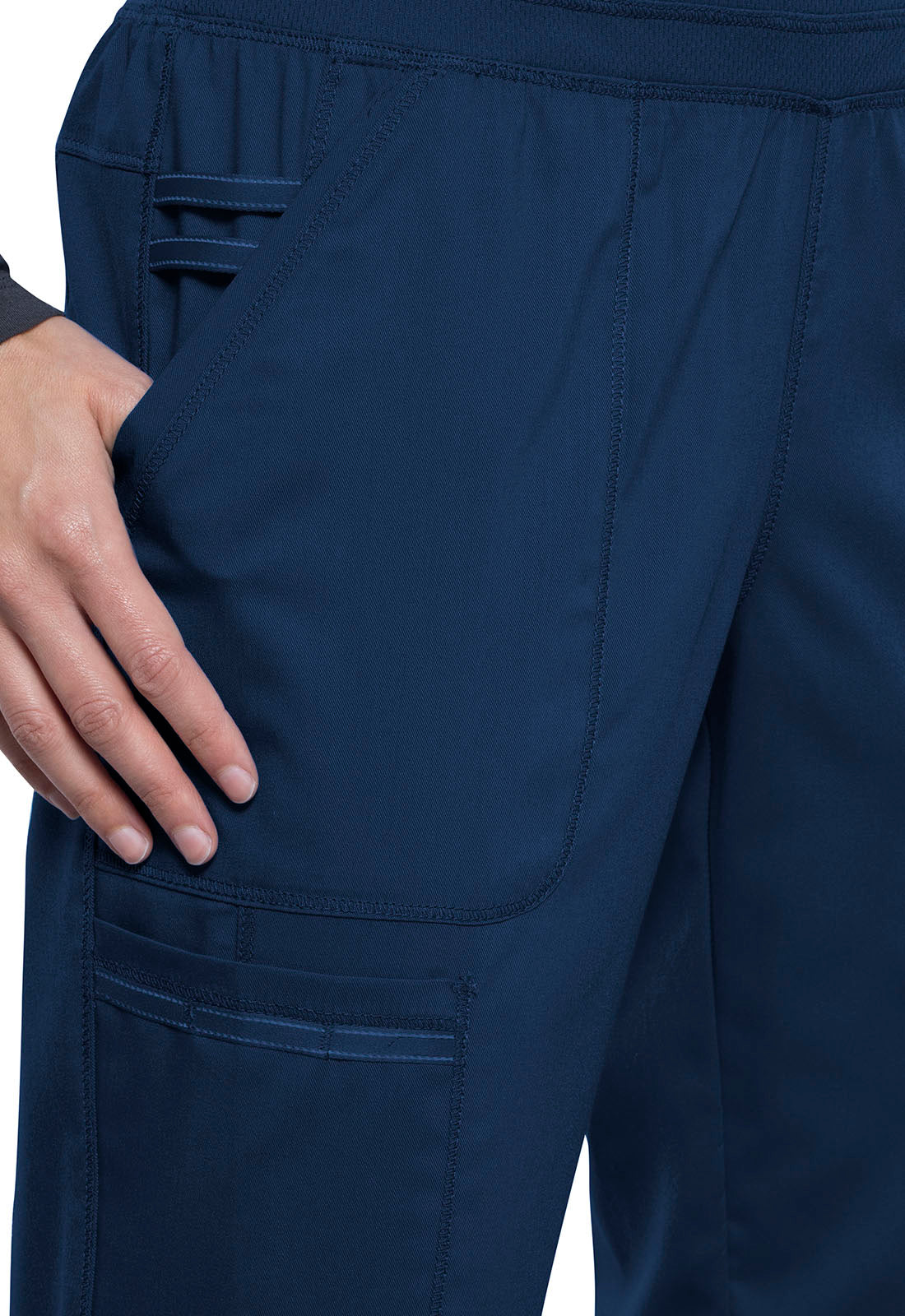 Workwear Revolution WW011 Women's Natural Rise Scrub Joggers Navy
