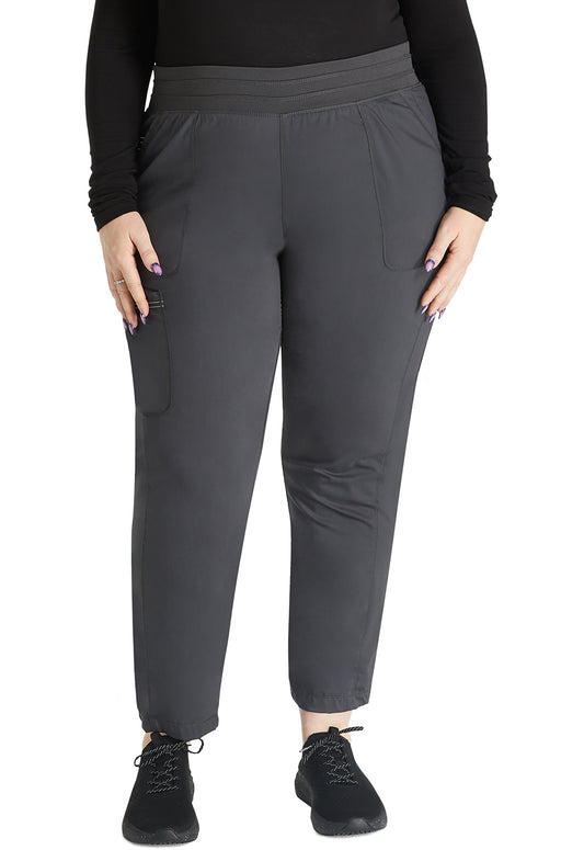 Workwear Revolution WW011 Women's Natural Rise Scrub Joggers Pewter