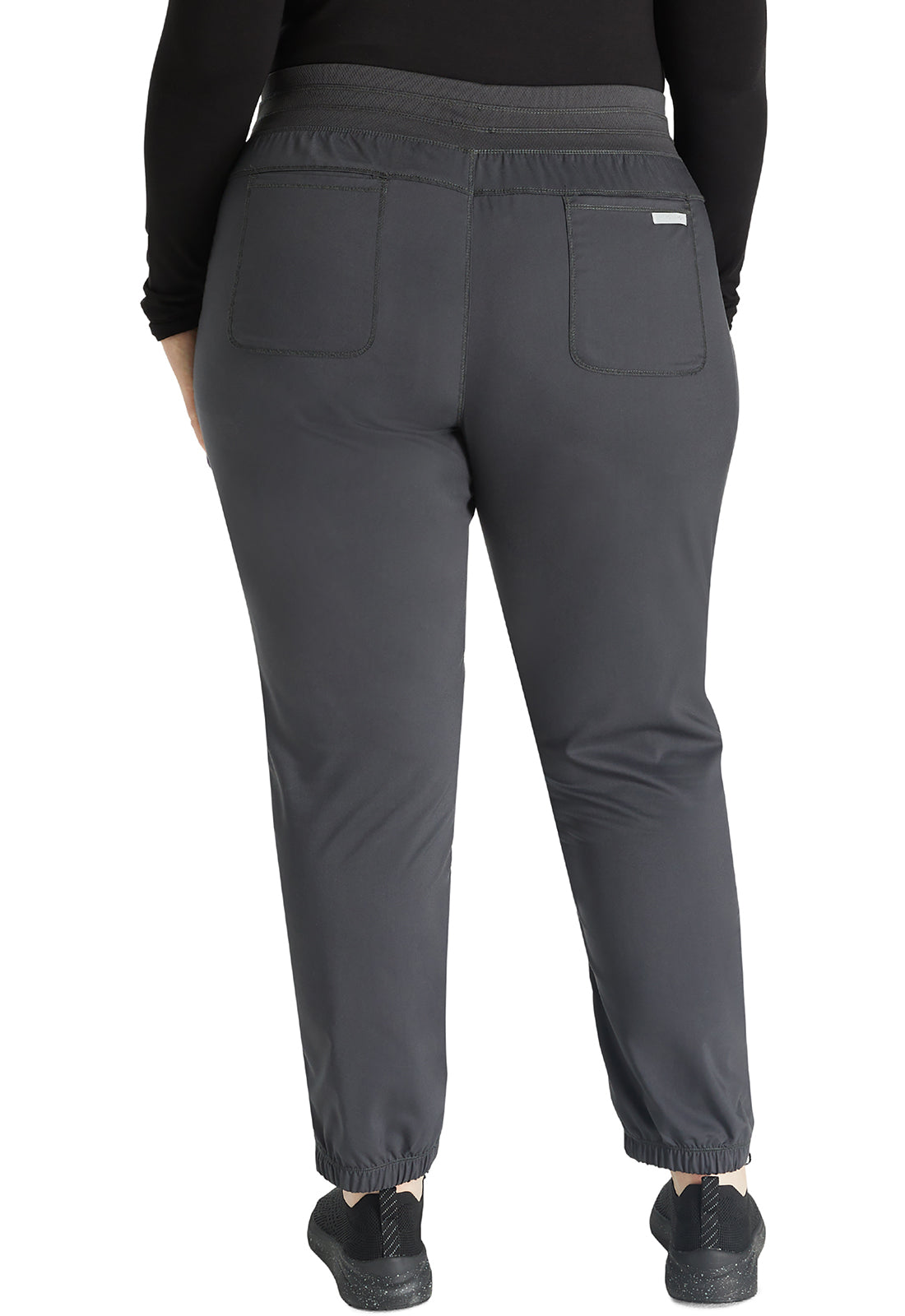 Workwear Revolution WW011 Women's Natural Rise Scrub Joggers Pewter