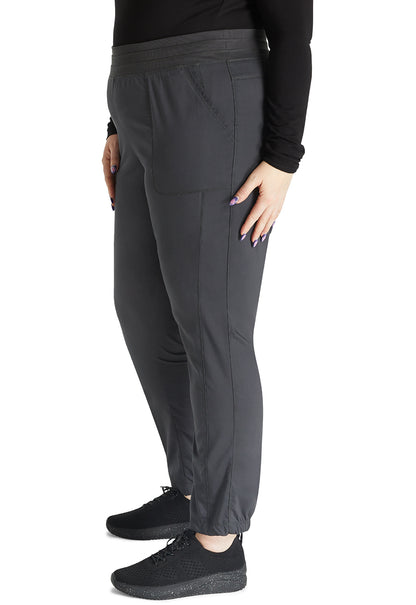 Workwear Revolution WW011 Women's Natural Rise Scrub Joggers Pewter