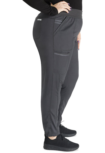 Workwear Revolution WW011 Women's Natural Rise Scrub Joggers Pewter