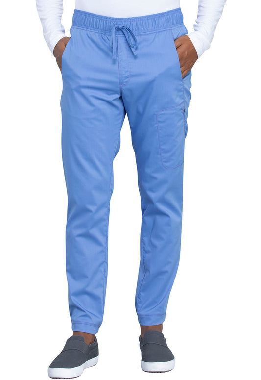 Workwear Revolution WW012 Men's Natural Rise Scrub Joggers Ciel Blue