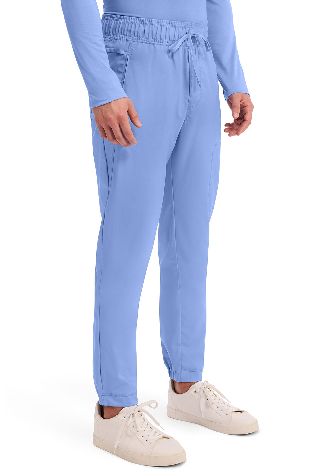 Workwear Revolution WW012 Men's Natural Rise Scrub Joggers Ciel Blue