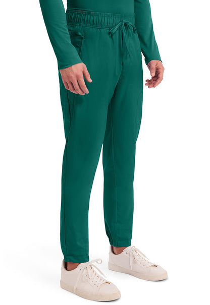 Workwear Revolution WW012 Men's Natural Rise Scrub Joggers Hunter Green