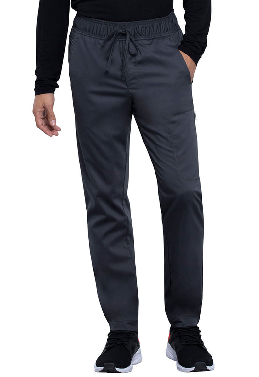Workwear Revolution WW012 Men's Natural Rise Scrub Joggers Pewter