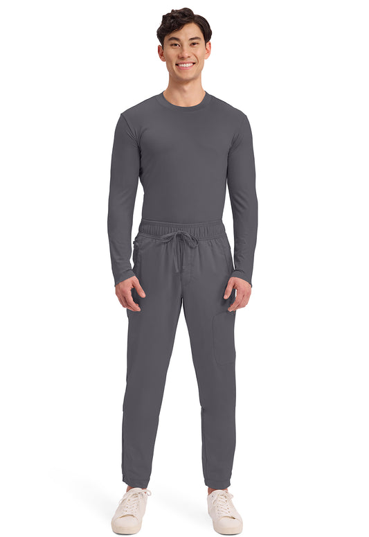 Workwear Revolution WW012 Men's Natural Rise Scrub Joggers Pewter