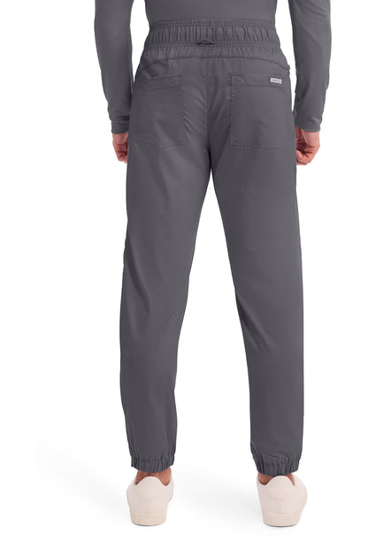 Workwear Revolution WW012 Men's Natural Rise Scrub Joggers Pewter