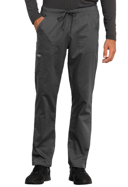 Workwear Revolution WW020 Unisex Unisex Tapered Leg Drawstring Scrub Pants Pewter