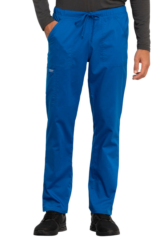 Workwear Revolution WW020 Unisex Unisex Tapered Leg Drawstring Scrub Pants Royal