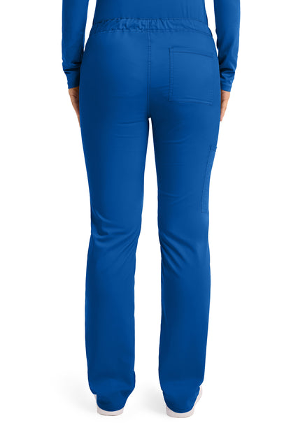 Workwear Revolution WW020 Unisex Unisex Tapered Leg Drawstring Scrub Pants Royal