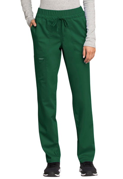 Revolution WW105 Mid Rise Tapered Leg Drawstring Pants Hunter Green