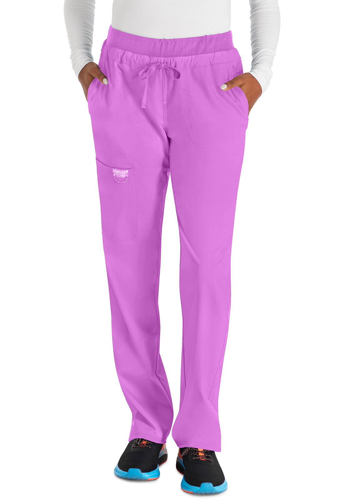 Revolution WW105 Mid Rise Tapered Leg Drawstring Pants Sweet Berry