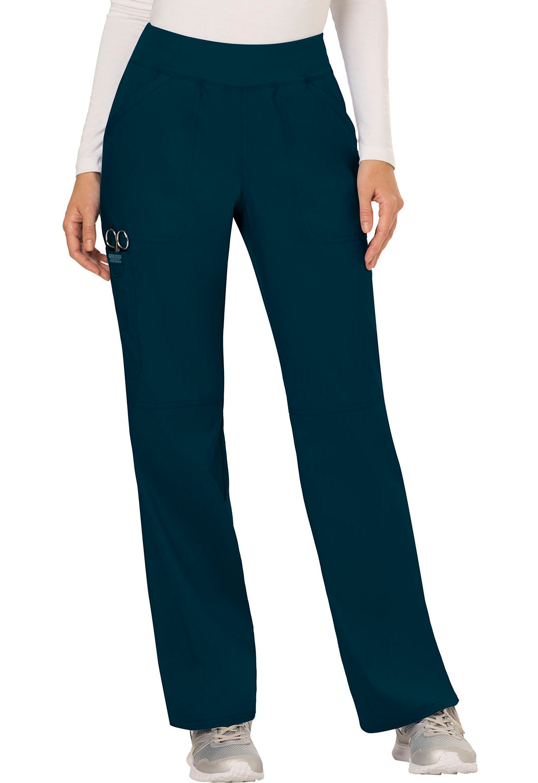 Revolution WW110 Mid Rise Straight Leg Pull-on Pants Caribbean Blue