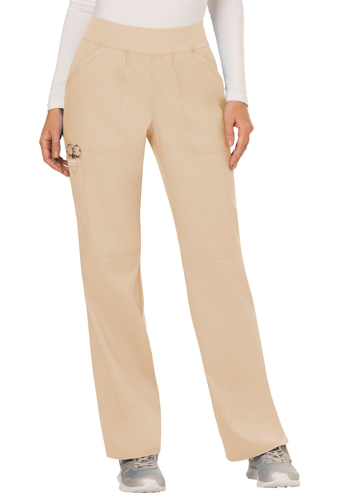 Revolution WW110 Mid Rise Straight Leg Pull-on Pants Khaki