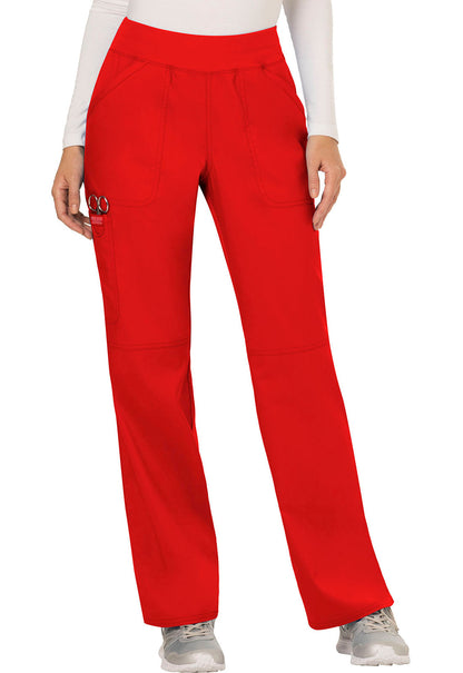 Revolution WW110 Mid Rise Straight Leg Pull-on Pants Red