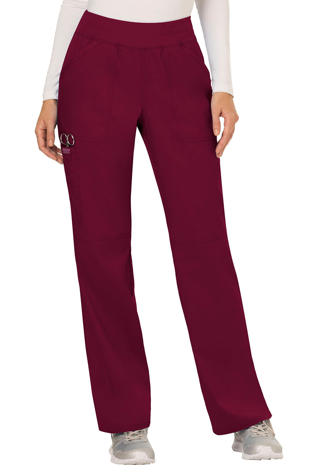 Revolution WW110 Mid Rise Straight Leg Pull-on Pants Wine