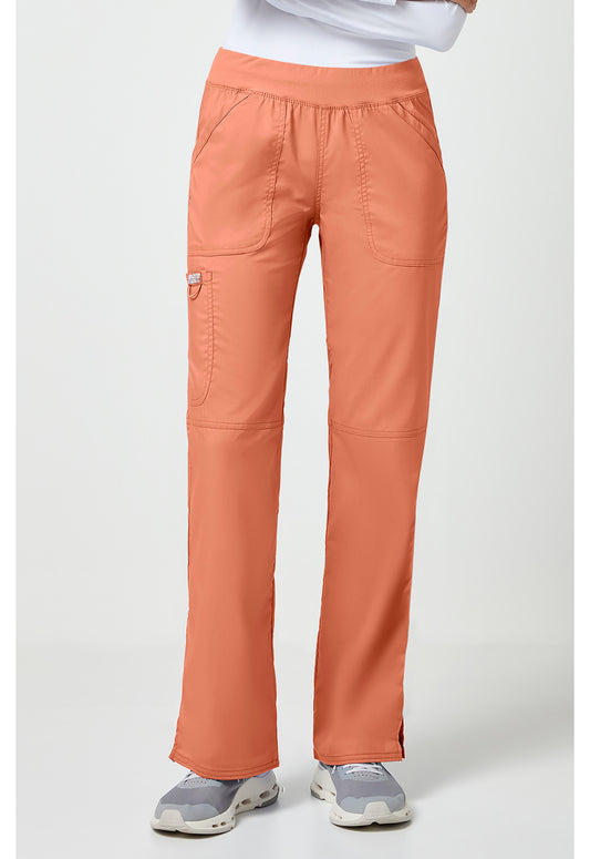 Revolution WW110 Mid Rise Straight Leg Pants Pull-On Pants Papaya Juice