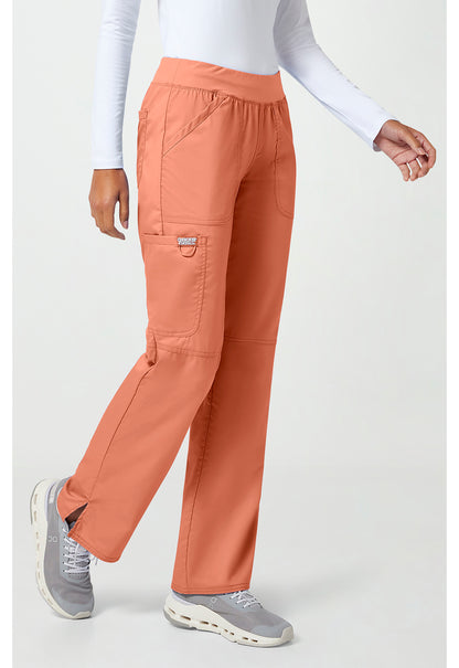 Revolution WW110 Mid Rise Straight Leg Pants Pull-On Pants Papaya Juice
