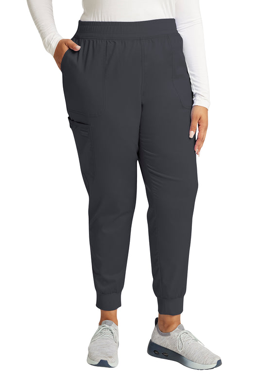 Workwear Revolution WW115 Women's Mid Rise Scrub Joggers Pewter