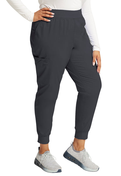 Workwear Revolution WW115 Women's Mid Rise Scrub Joggers Pewter