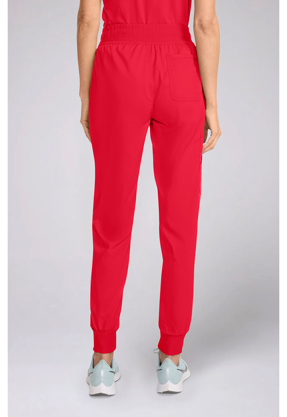 Workwear Revolution WW115 Women's Mid Rise Scrub Joggers Sweet Paprika