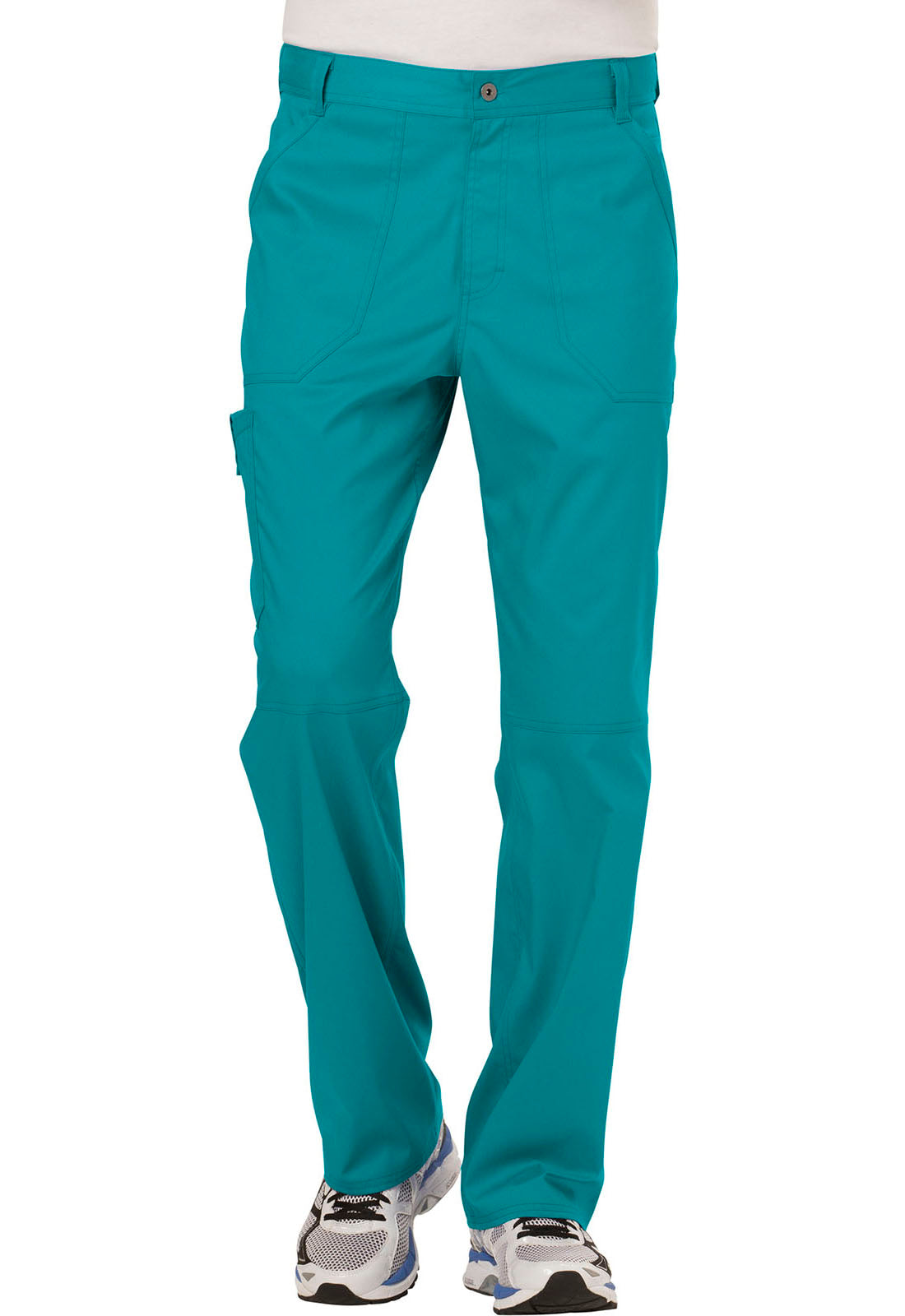 Revolution WW140 Men's Fly Front Pants Teal Blue