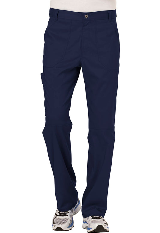 Revolution WW140 Men's Fly Front Pants Navy Model Image Front | Cherokee Workwear