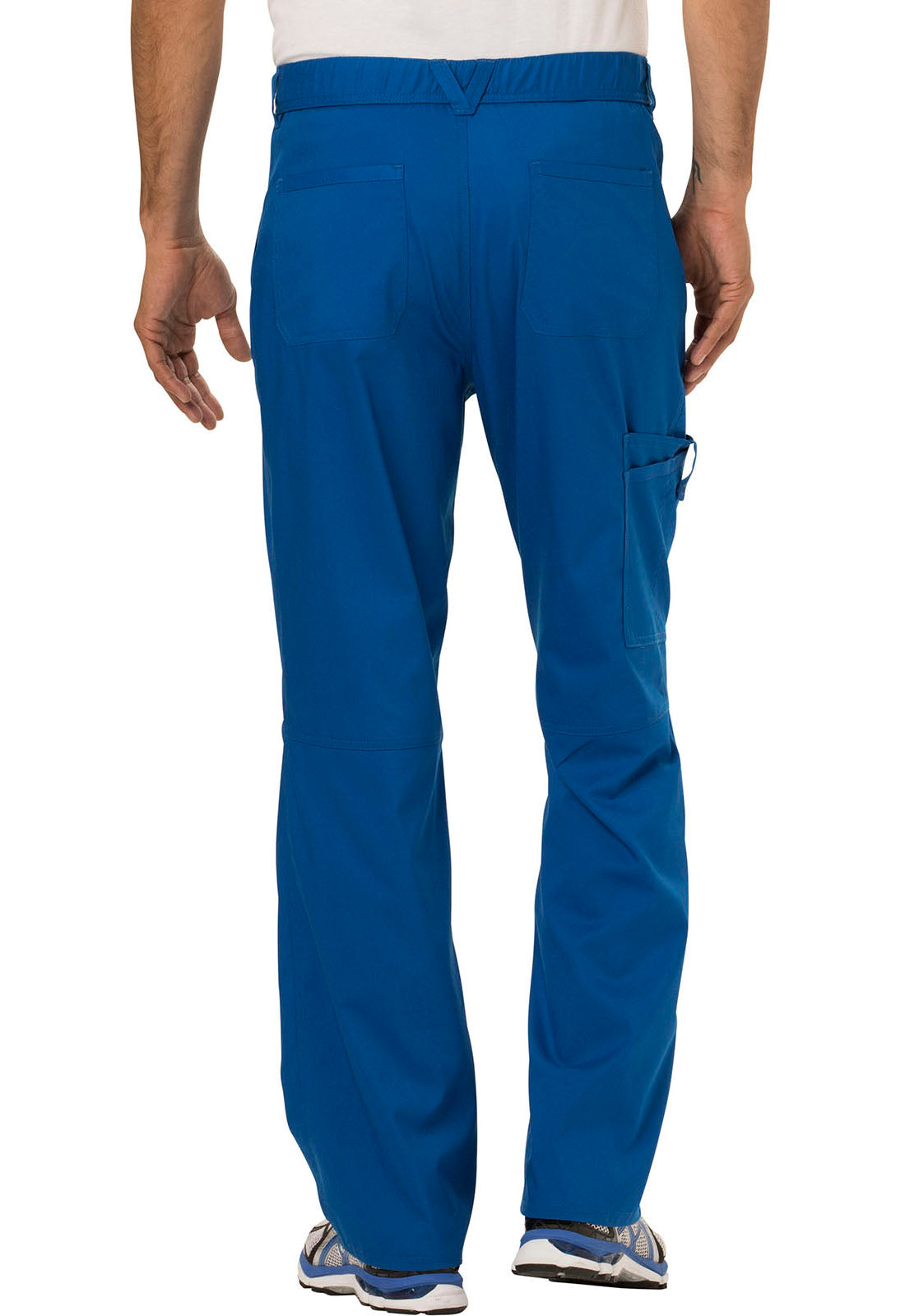 Revolution WW140 Men's Fly Front Pants Royal Model Image Back | Cherokee Workwear