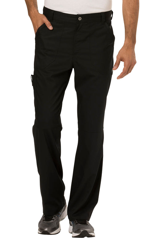 Workwear Revolution WW140 Men's Fly Front Scrub Pants Black