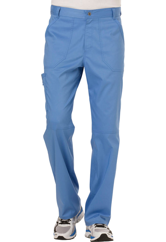Workwear Revolution WW140 Men's Fly Front Scrub Pants Ciel Blue