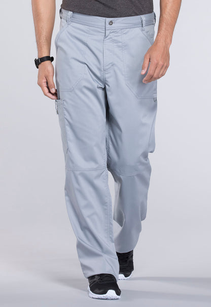 Workwear Revolution WW140 Men's Fly Front Scrub Pants Grey