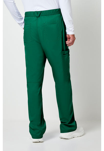 Workwear Revolution WW140 Men's Fly Front Scrub Pants Hunter Green
