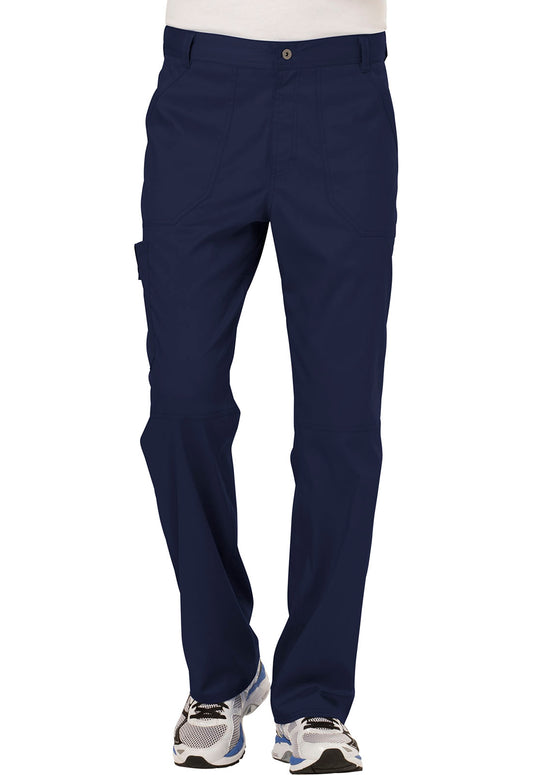 Workwear Revolution WW140 Men's Fly Front Scrub Pants Navy